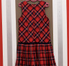 Conjunto vestido mais casaco Kilt